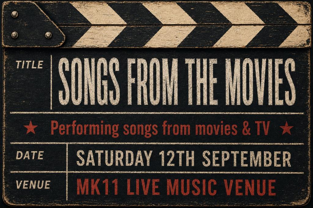 Songs From The Movies | Live Band - Free Entry
