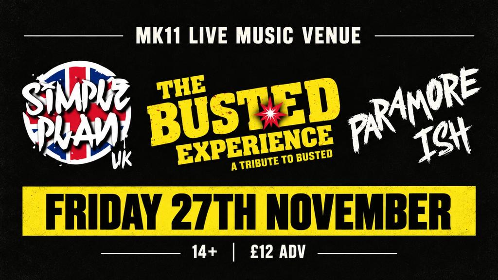 Simple Plan UK, Paramore(ish), The Busted Experience