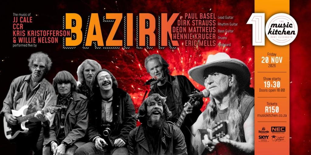 BAZIRK presents the Music of Kris Kristofferson, Willie Nelson, CCR and JJ Cale