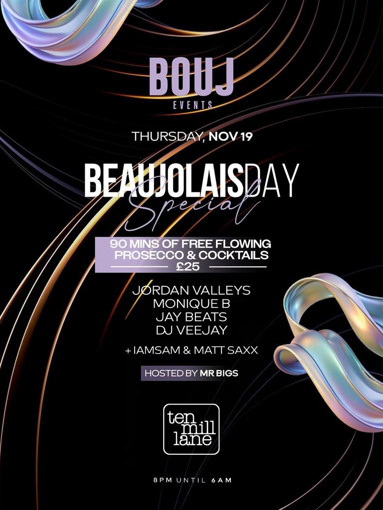 Bouj Events Beaujolais Day Special