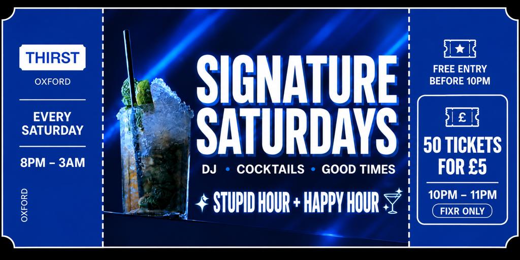 Signature Saturdays