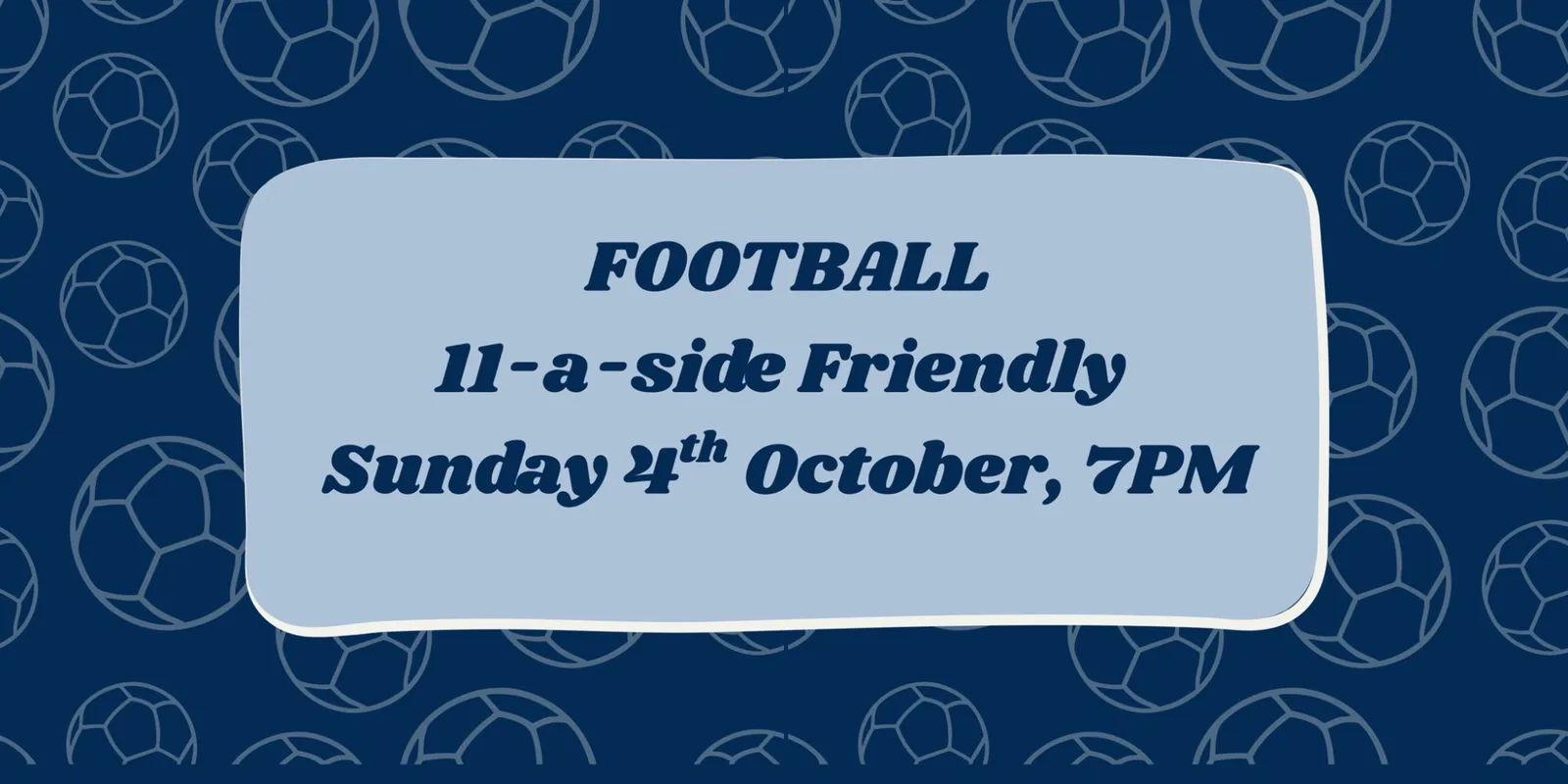 Maths x Engineering 11-a-side Friendly