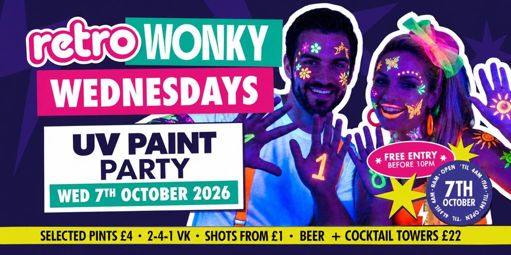 Freshers 2026 - UV Paint Party