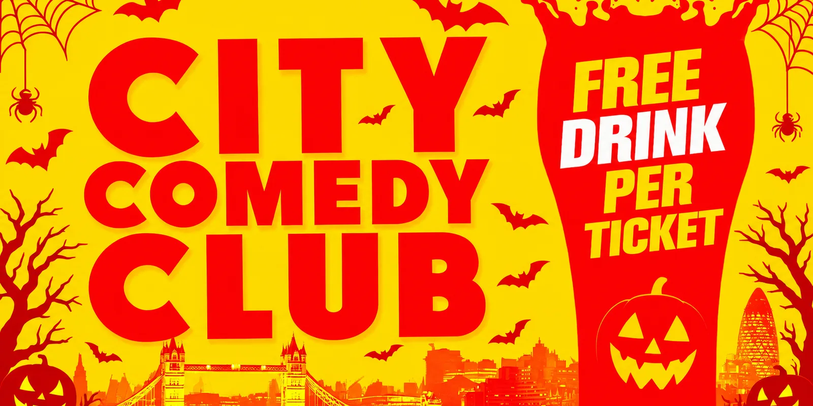 Sat 31 OCT 8:00PM: (INCLUDES FREE DRINK)