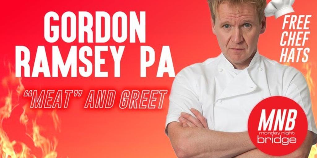 MNB Ft Gordon Ramsay (lookalike) Free Chef Hats