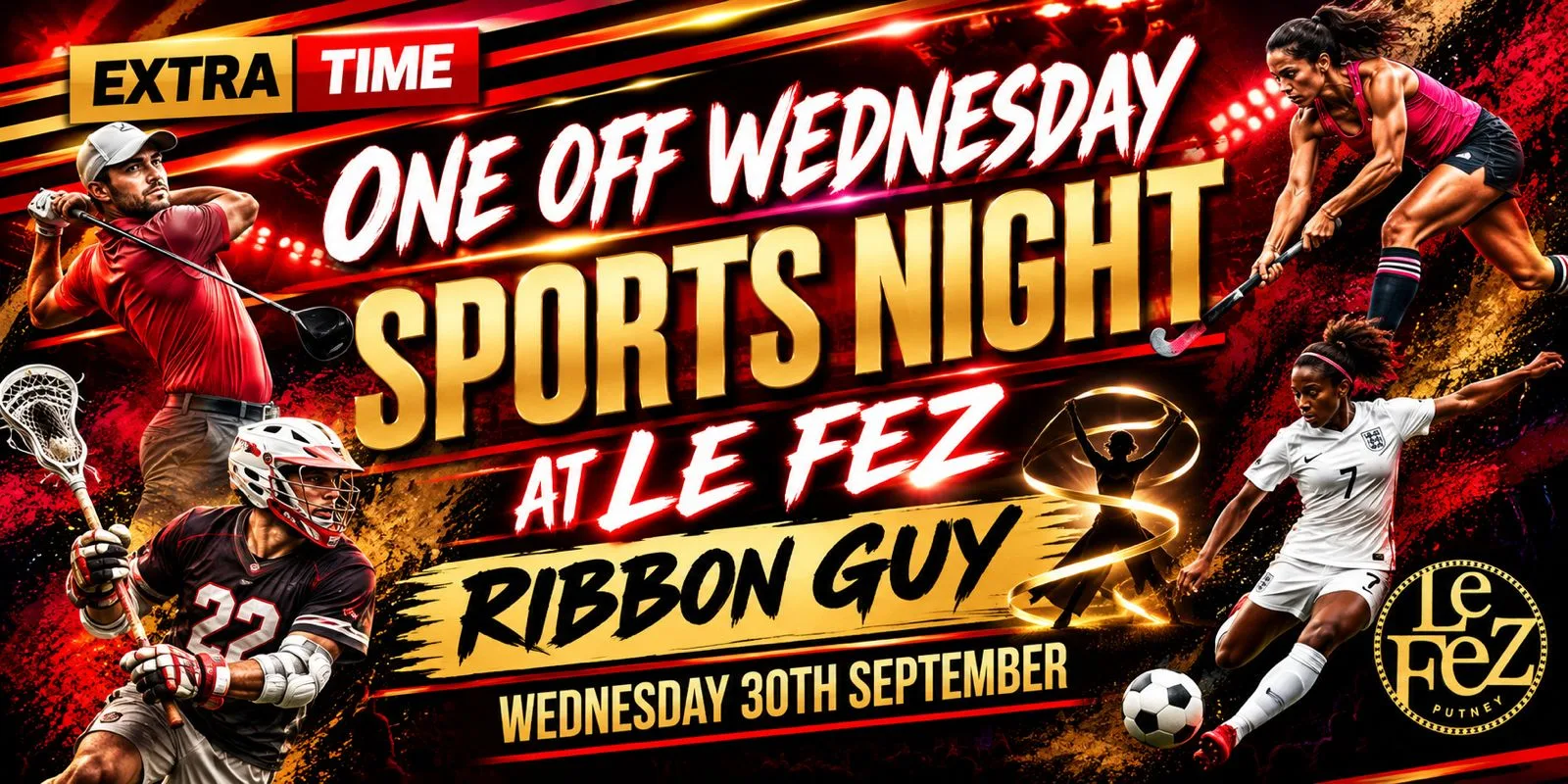 Extra Time at Le Fez- One off Wednesday with DJ Ribbon Guy- Wed 30th September