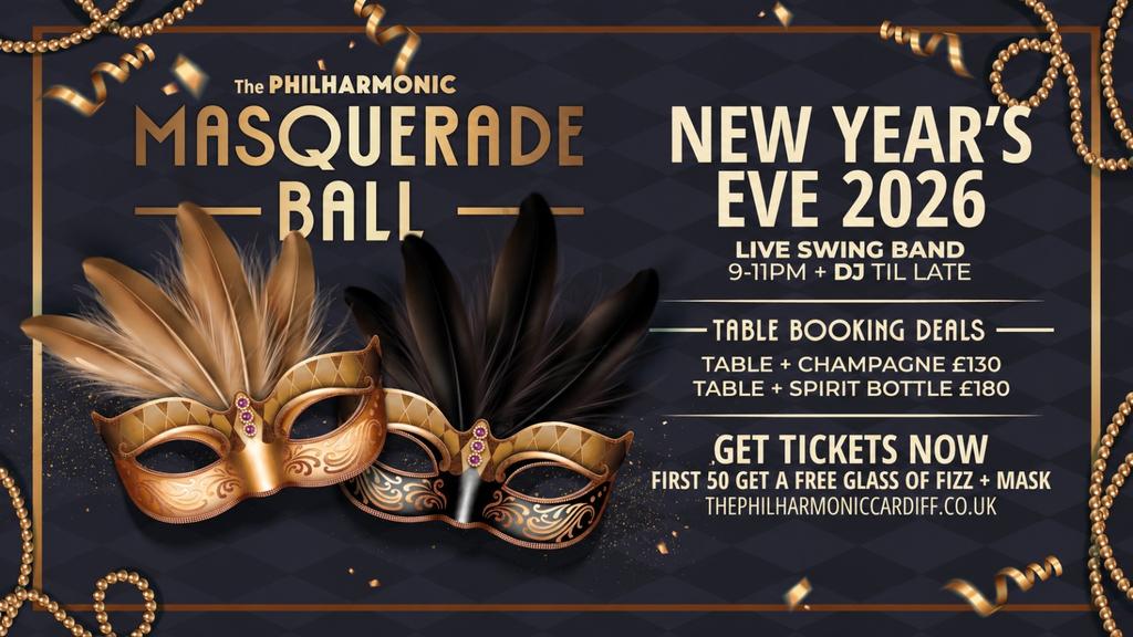 🎉 Masquerade Ball – New Year’s Eve 2026 🎉