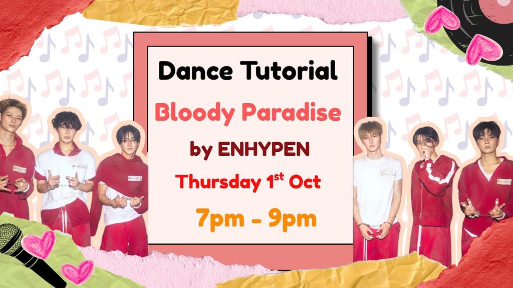 Dance Tutorial - Bloody Paradise by ENHYPEN