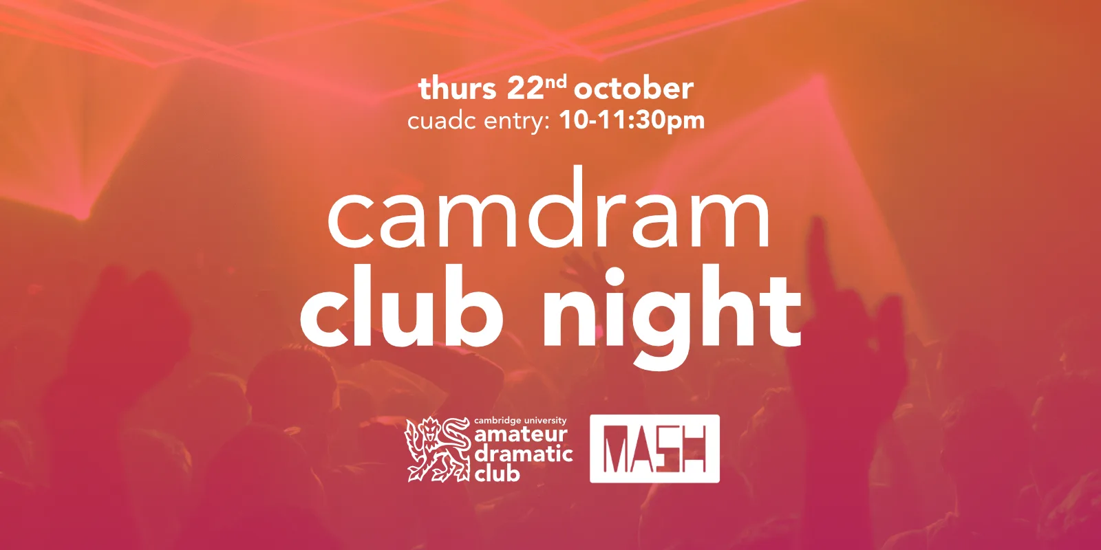 CUADC's CamDram Club Night