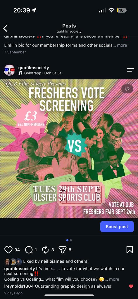 Freshers Vote Screening!!