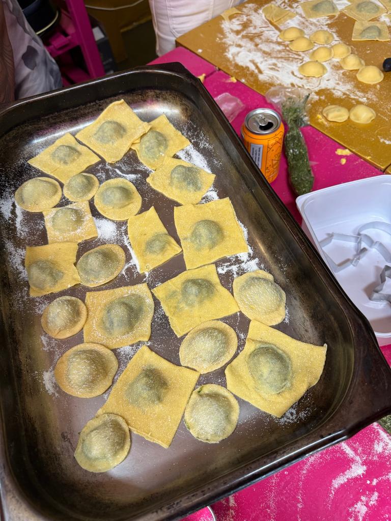 Ravioli making class 🍝