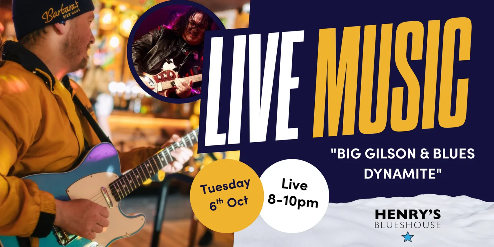 Henry Blues - "BIG GILSON & BLUES DYNAMITE" LIVE!