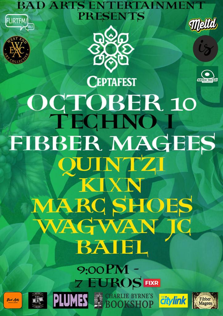 CeptaFest IV - Techno I - BAIEL, QUINTZI, MARC SHOES, WAGWAN JC, KIXN