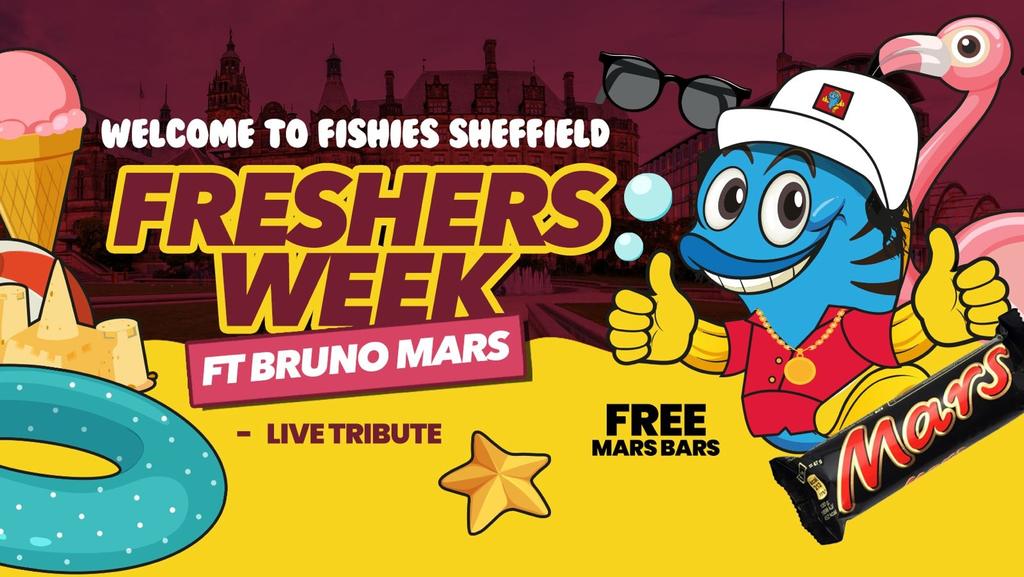 Fishies Sheffield Freshers Party 2026 | Welcome To Hallam Ft Bruno Mars (Tribute)