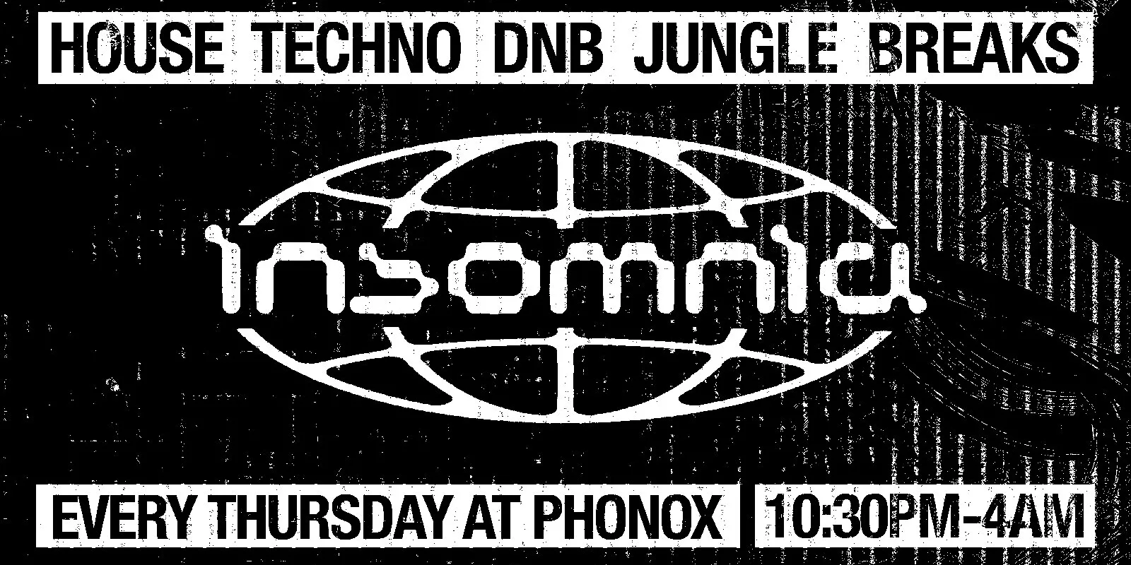 Insomnia London: House, Techno, DnB, Jungle