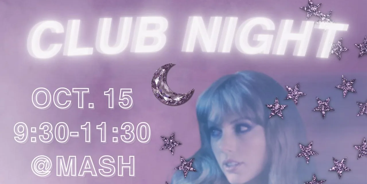 CUTSAS Taylor Swift and Friends Club Night