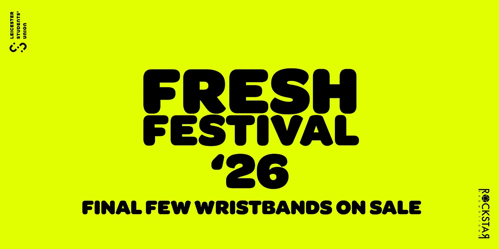 University of Leicester Fresh Festival 2026