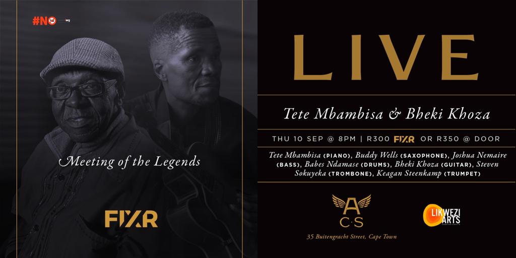 Meeting of the legends: Tete Mbambisa & Bheki Khoza