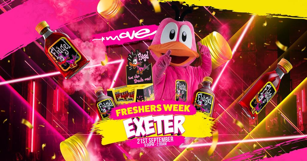 Flügel Freshers Week Exeter | 21.09.26