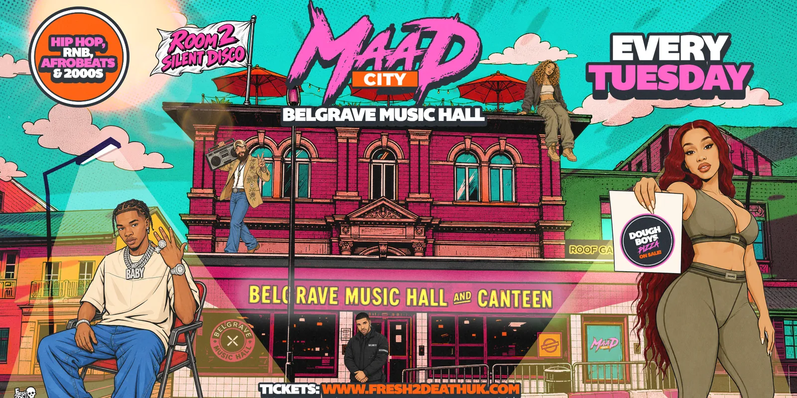 MAAD CITY at Belgrave Music Hall- Every Tuesday