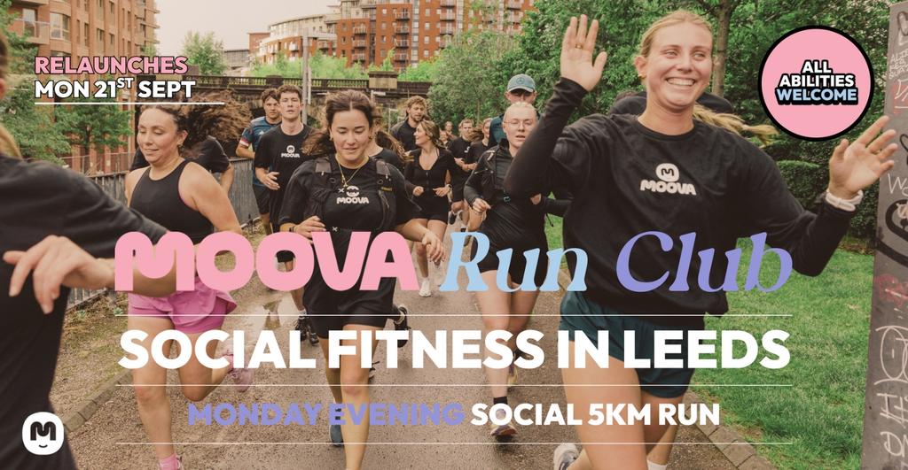 MOOVA MONDAYS - Evening Social 5km Run - Restarts Mon 21st Sept