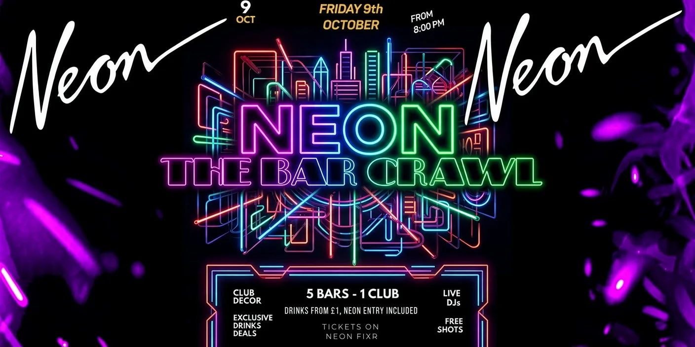 The Neon Bar Crawl