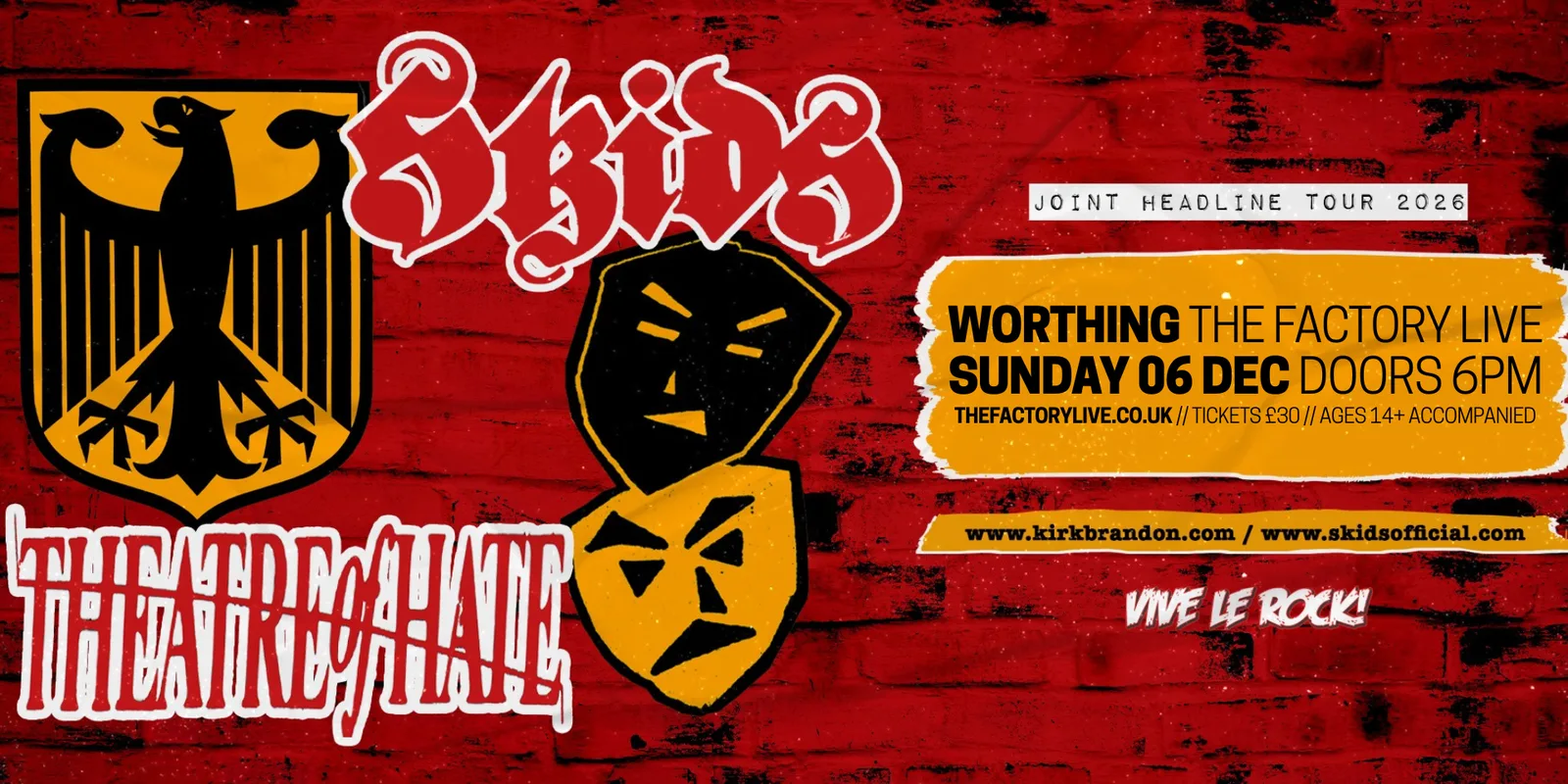 Skids + Theatre of Hate