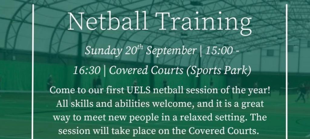 UELS Netball Training