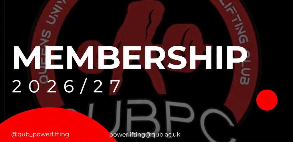 2026/27 Powerlifting Club Membership!