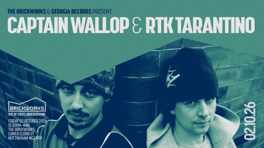 The Brickworks x Georgia: CAPTAIN WALLOP + RTK TARANTINO