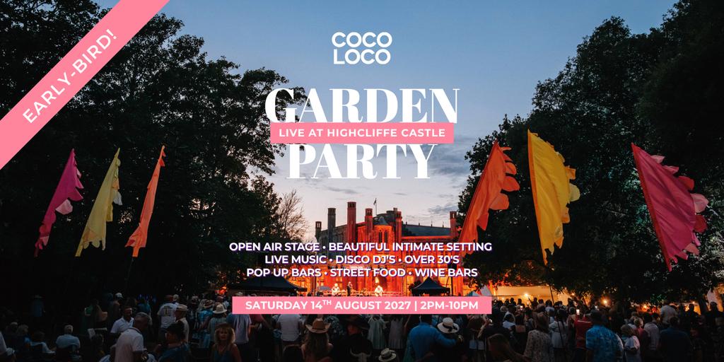 Cocoloco Garden Party 2027 at Highcliffe Castle | In association with South Coast Wine Festival