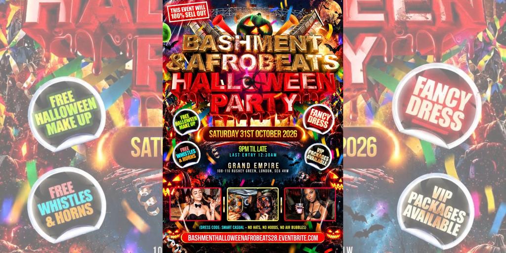 Bashment & Afrobeats - Halloween Party