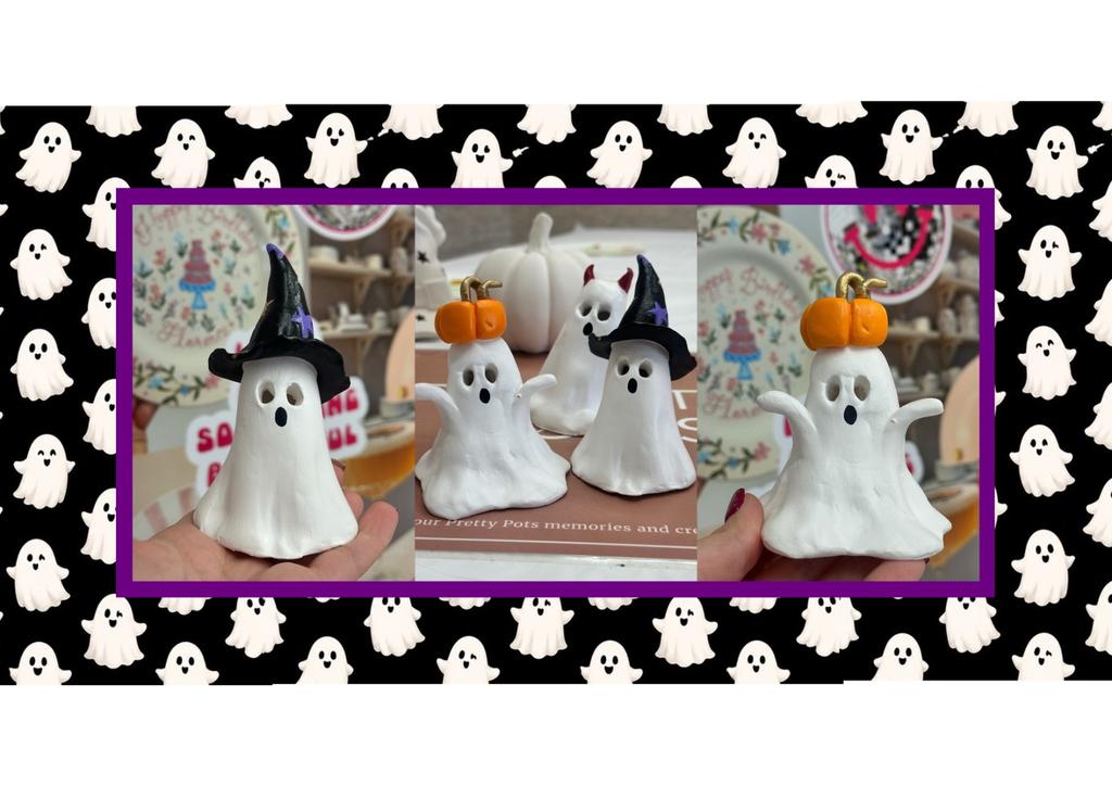 CLAY CLUB - Spooky Season Clay Ghosts - MCARTHURGLEN STUDIO
