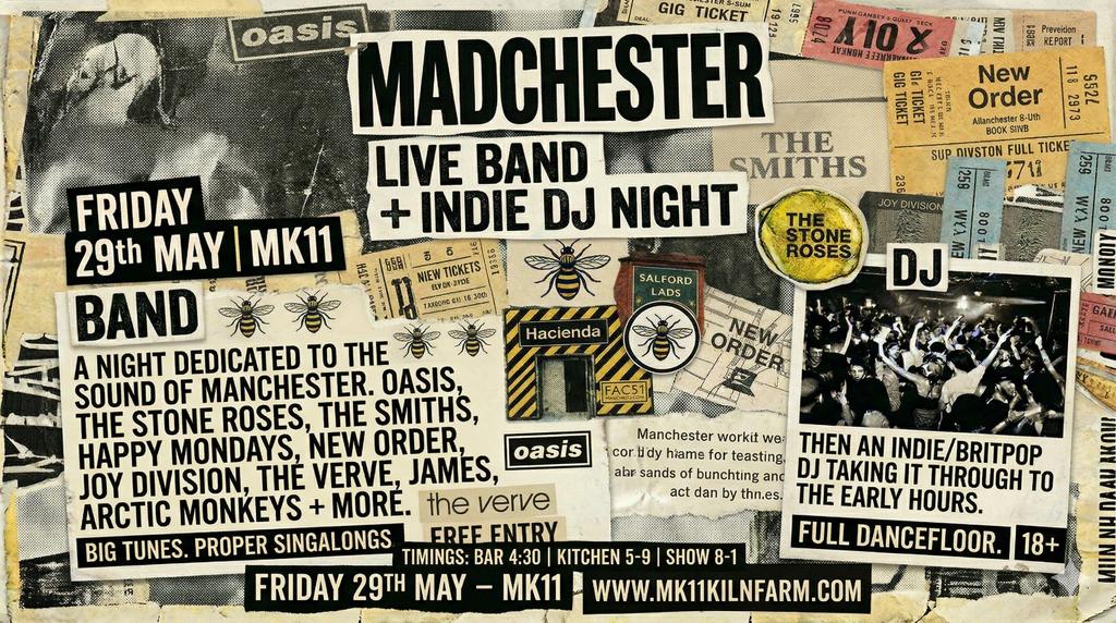 MADCHESTER – Live Band + Indie DJ Night - Free Entry