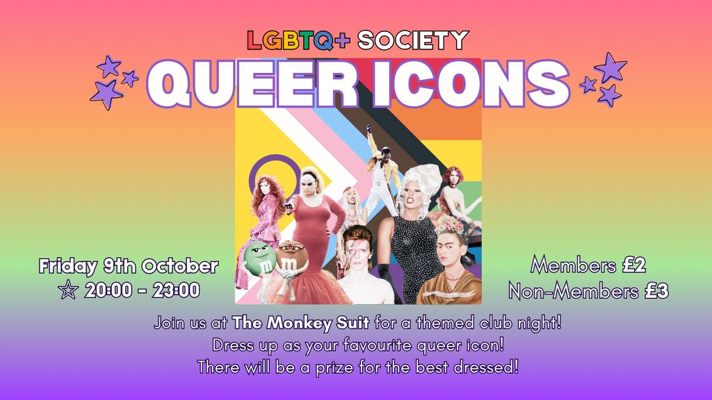 Queer Icons Club Night!