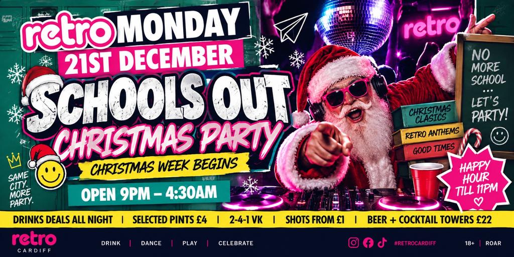 π SCHOOLS OUT CHRISTMAS PARTY π