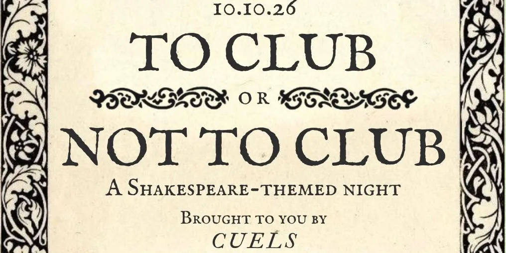 CUELS Freshers Club Night