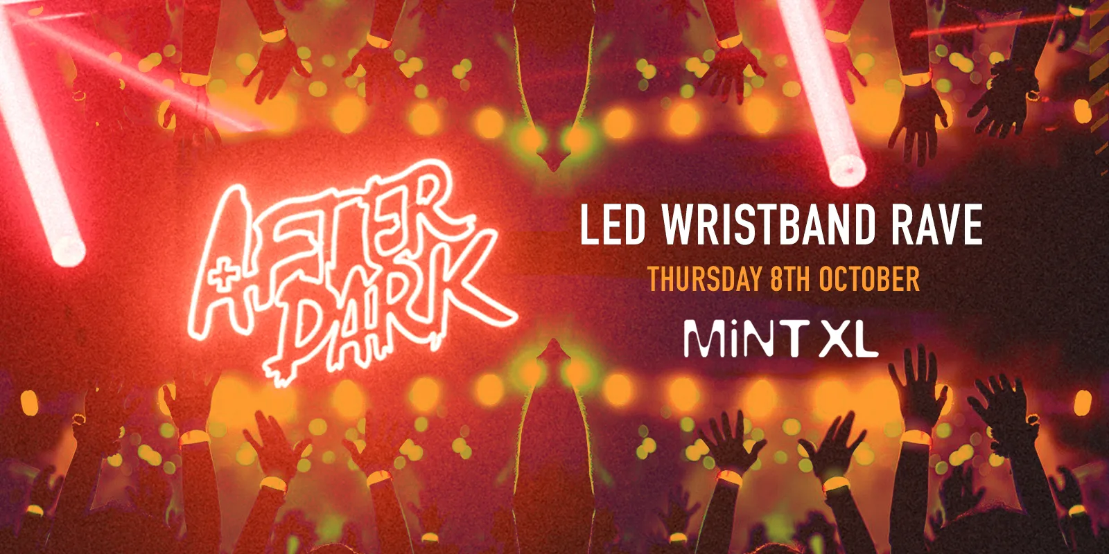 After Dark LED Wristband Rave  @ MINT XL 🧡 ⚠️ 80% SOLD OUT