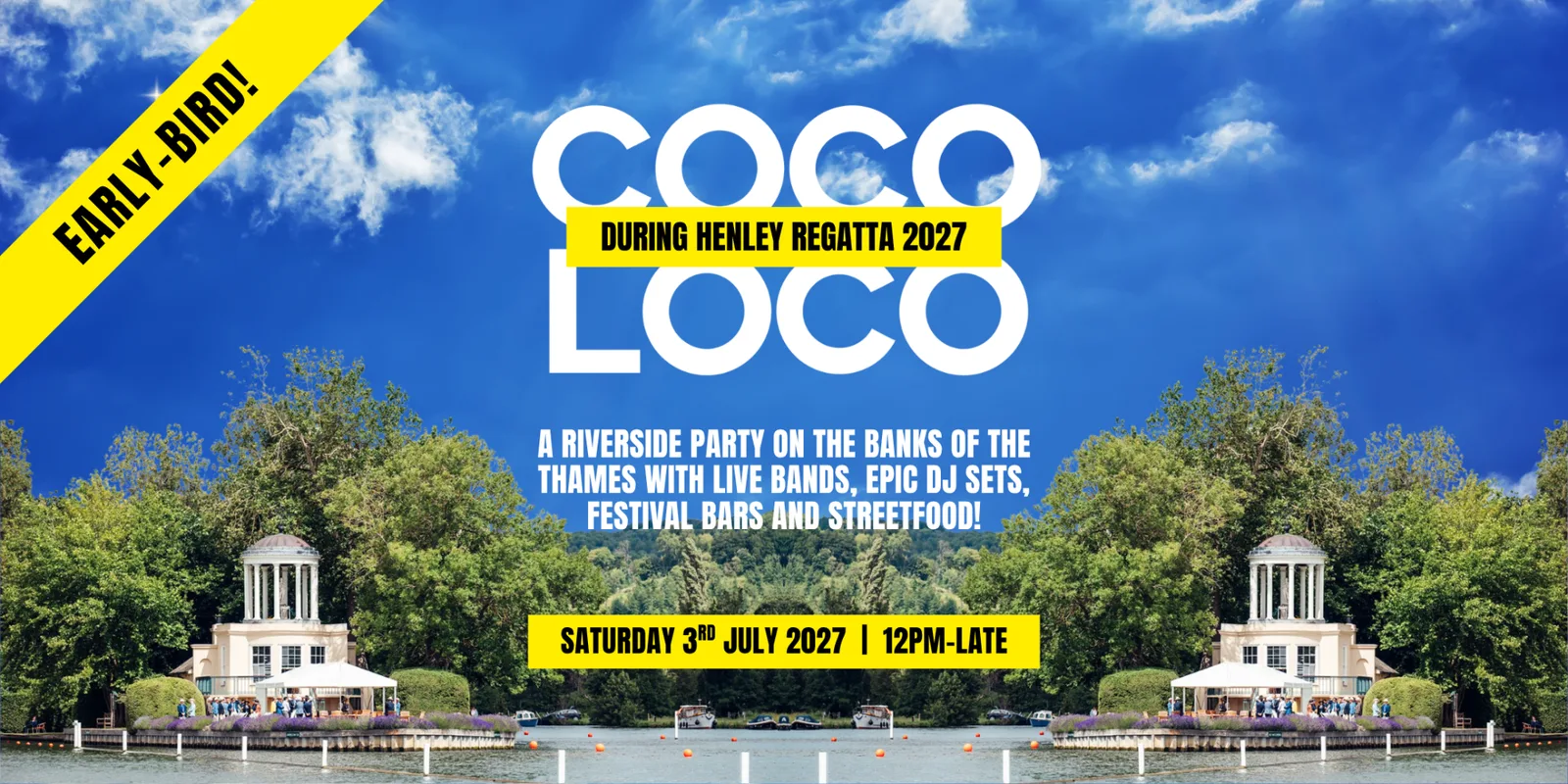 Cocoloco Saturday Takeover at the Barn Bar During Henley Royal Regatta 2027