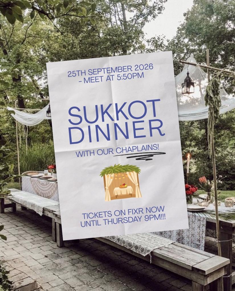 Sukkot Dinner with our Chaplains!
