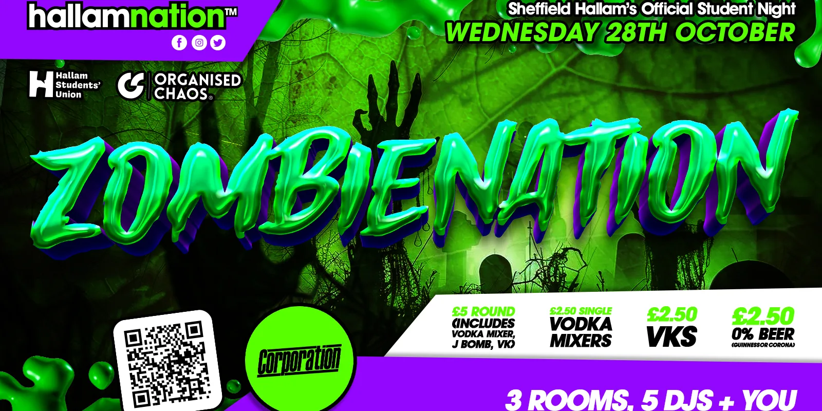 Hallamnation: ZombieNation Official Hallam Wednesday