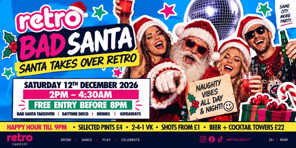 🎅 BAD SANTA – SATURDAY TAKEOVER 🎅