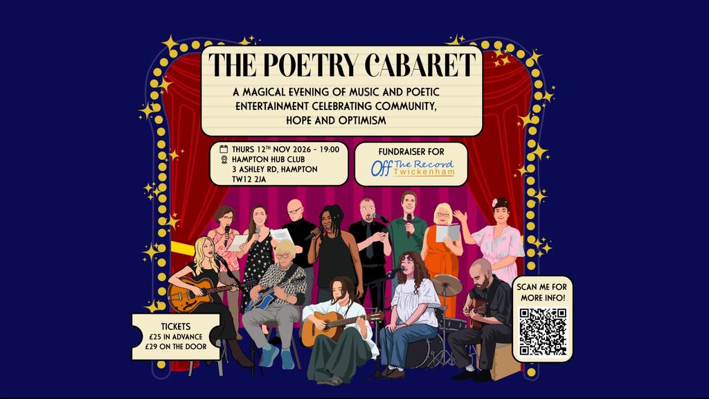 THE POETRY CABARET feat. LIVE MUSIC & POETRY
