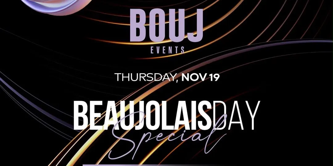 Bouj Events Beaujolais Day Special