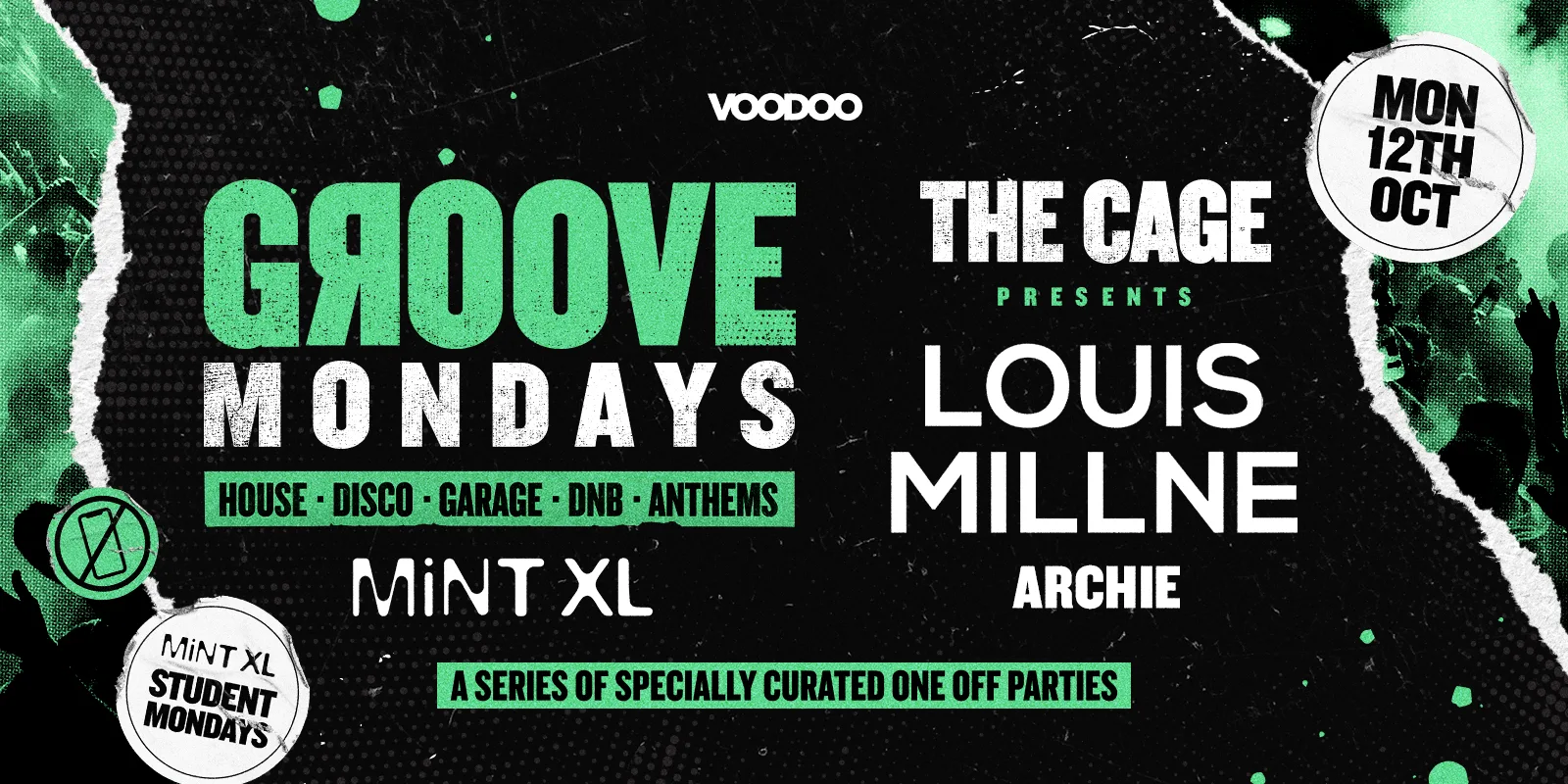 Groove Mondays 12th October @MiNTXl