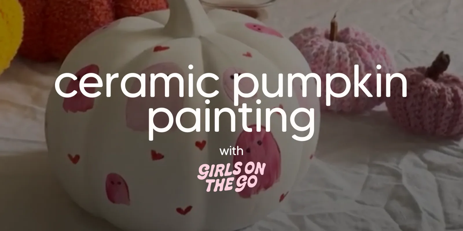 GOTG Ceramic Pumpkin Painting