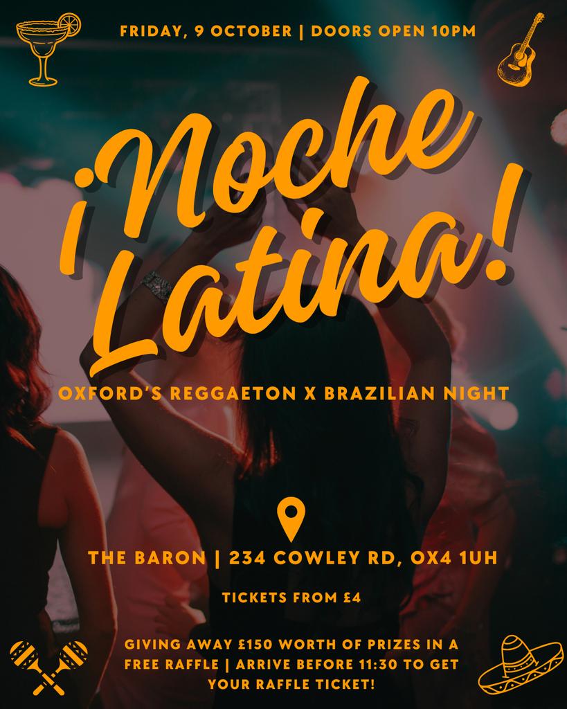 ¡Noche Latina! Oxford's Reggaeton x Brazilian Night