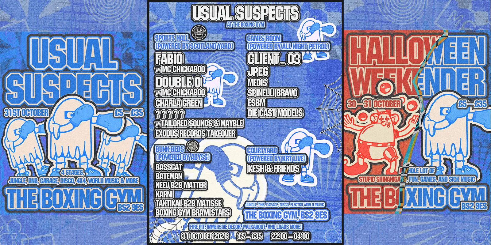 The Usual Suspects @ The Boxing Gym - Halloween Weekender pt. 2
