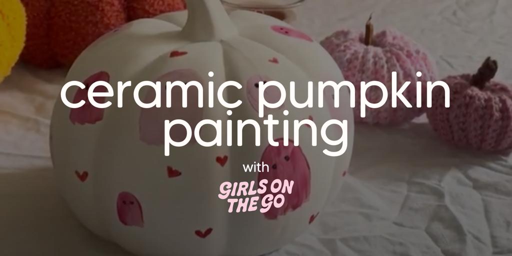 GOTG Ceramic Pumpkin Painting