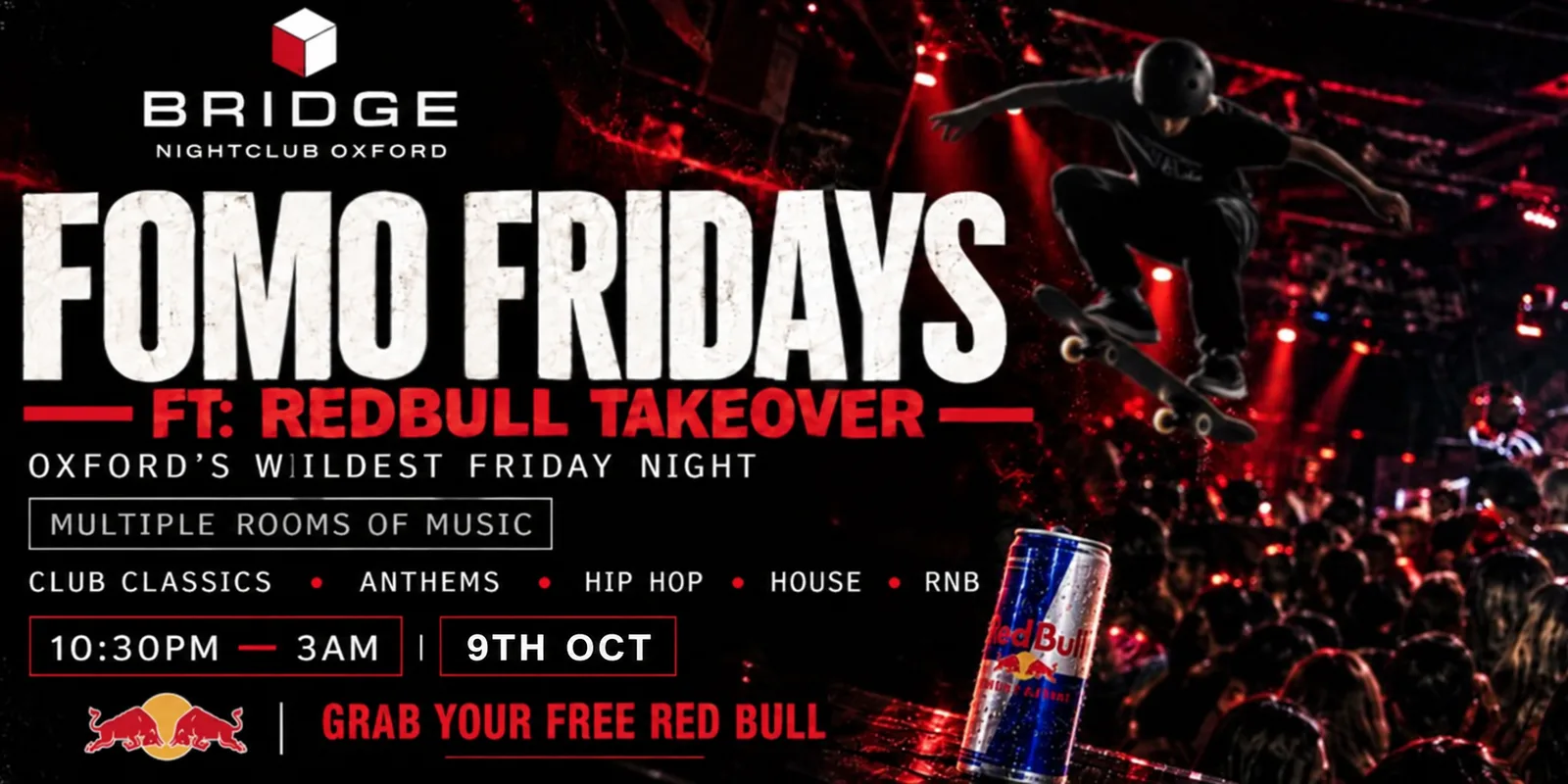FOMO Fridays + Redbull Takeover‼️